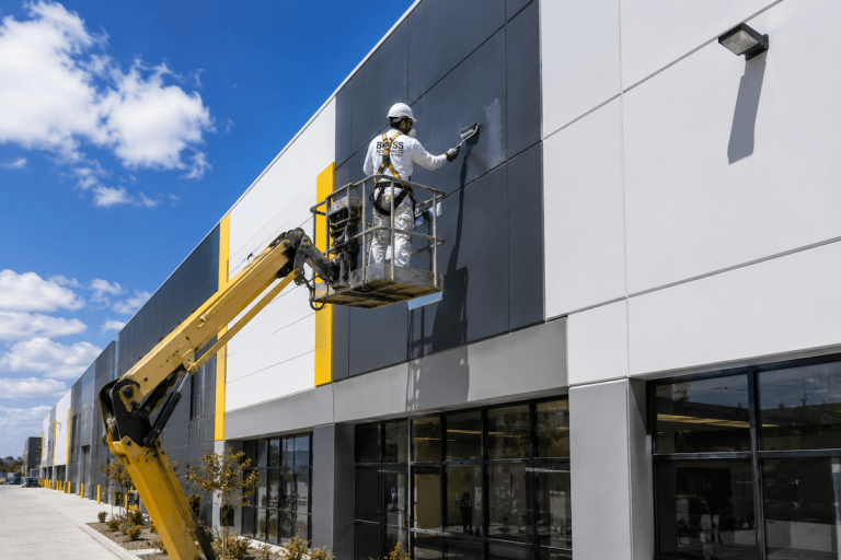 specialise in high-access commercial painting for multi-storey buildings