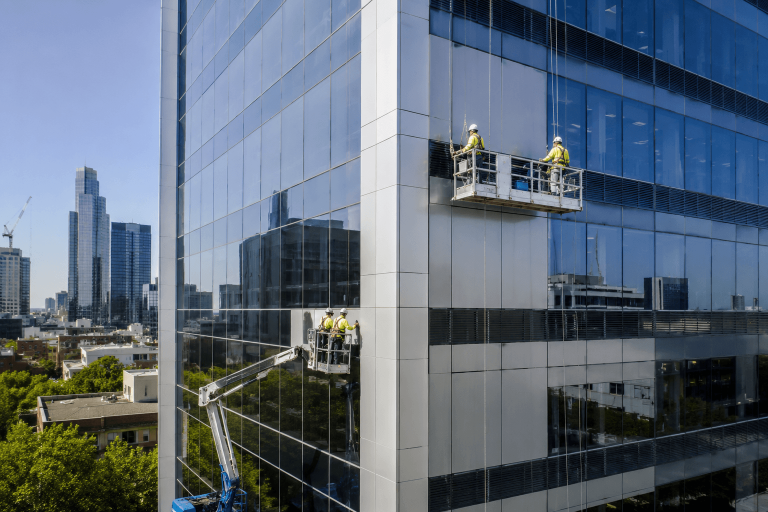 Commercial High Rise Painting project in Melbourne