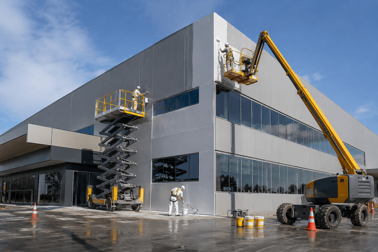 high access building painting melbourne